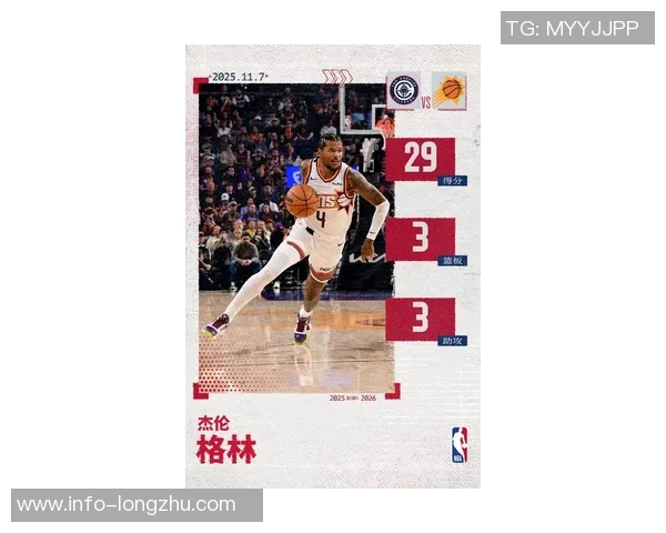 太阳主帅透露杰伦格林训练量增加恢复进展顺利仅打两场比赛